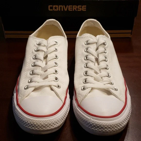 Men's Converse All Star Ox Optical White - Picture 3 of 9